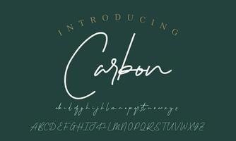 Signature Font Calligraphy Logotype Script Brush Font Type Font lettering handwritten vector