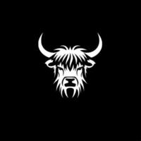 Highland Cow - High Quality Vector Logo - Vector illustration ideal for T-shirt graphic