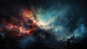 deep space and nebula photo