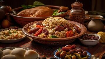 Arab dish aesthetic photo