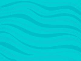 Turquoise Wave Dotted Pattern Background. vector