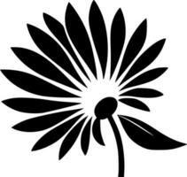 flor - minimalista y plano logo - vector ilustración