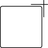 Square Drag or Select Icon In Linear Style. vector