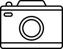 Isolated Camera Icon In Linear Style. vector