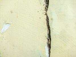 A close up of cracked wall textured background photo