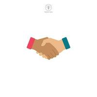 Handshake icon symbol template for graphic and web design collection logo vector illustration