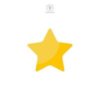 Star icon symbol template for graphic and web design collection logo vector illustration