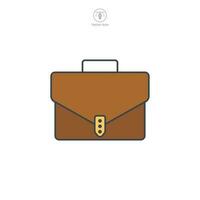 Briefcase icon symbol template for graphic and web design collection logo vector illustration