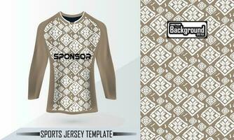 Sublimation soccer creative jersey design vector