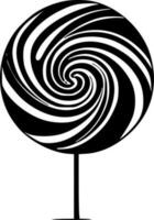 Lollipop, Minimalist and Simple Silhouette - Vector illustration