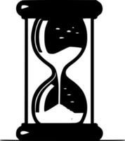 Hourglass - Minimalist and Flat Logo - Vector illustration