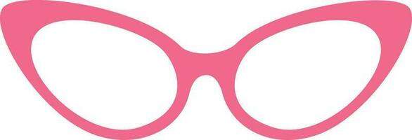 Style cute glasses. vector
