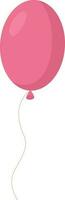 illustration pink balloon vector