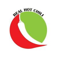 chili logo template vector