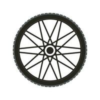 bicycle wheel icon vector