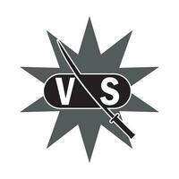 Versus Competition Icon vector