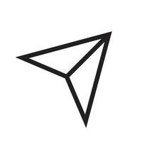 paper airplane logo vector