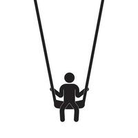 swing icon vector