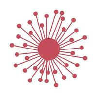 Dandelion icon vector