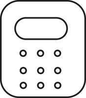 calculadora icono matemáticas vector logo