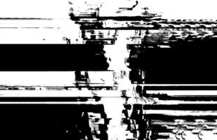 Glitchy Grunge Black and White Color Scheme with Distorted Textures and Vintage Aesthetics for Digital and Print Design