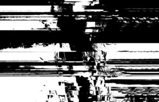 Monochromatic Glitch Black and White Distorted Textures with a Grunge Aesthetic for Digital and Print Design photo