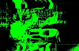 Cyberpunk Dreams Vibrant Green and Black Glitchy Design with Matrix-style Elements and Pixelated Noise for Futuristic Digital Art photo