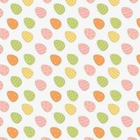 easter eggs hunting holiday color pattern vector
