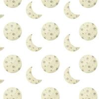 moon space planet gray planet space pattern vector