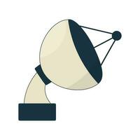 satellite dish space science transmit element ufo vector
