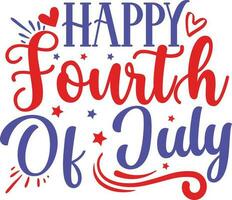 4th Of July Design vector