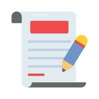 Check this beautifully design icon of agreement document in trendy style vector