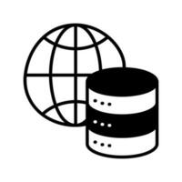 Get this unique icon of global storage in modern style, easy to use icon vector
