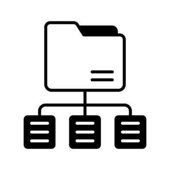 cheque esta hermosamente diseñado vector de red carpeta en moderno estilo