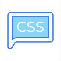 hermosamente diseñado vector de css charla burbuja en moderno estilo, fácil a utilizar icono