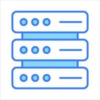 Carefully crafted vector of data server, server rack icon in trendy style