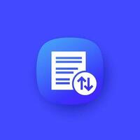 case priority icon for web and apps vector