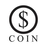 coin icon vector
