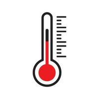 thermometer icon vector
