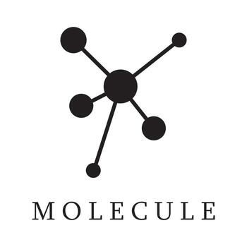 molecule icon vector