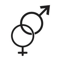 gender icon vector