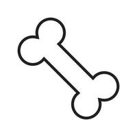 bone icon vector