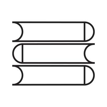 book stack icon vector