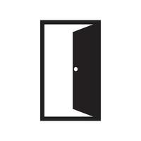 puerta icono vector