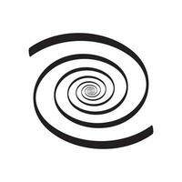 spiral icon vector