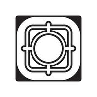 stove icon vector