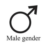 masculino género icono vector