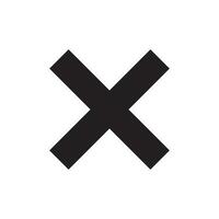 delete icon vector