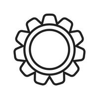 gear icon vector