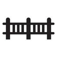 fence icon vector